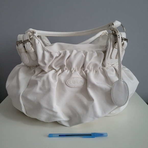 Lula Y2K white large hobo purse vintage - Picture 7 of 9